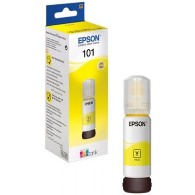 EBCI - BOUTEILLE D'ENCRE ORIGINAL EPSON 101 - JAUNE (C13T03V44A) - Tunisie