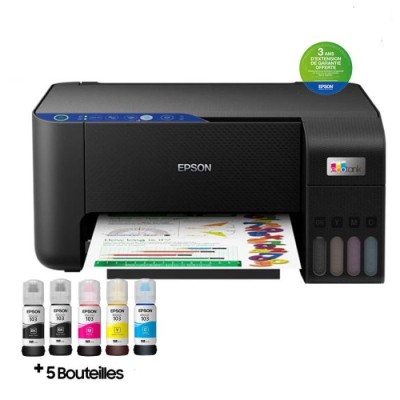 EBCI - IMPRIMANTE À RÉSERVOIR INTÉGRÉ EPSON ECOTANK L3251 3EN1 COULEUR WIFI - Tunisie